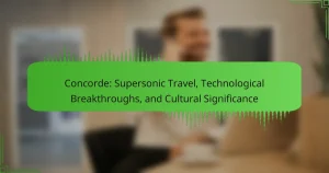 Concorde: Supersonic Travel, Technological Breakthroughs, and Cultural Significance