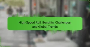 High-Speed Rail: Benefits, Challenges, and Global Trends