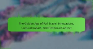 The Golden Age of Rail Travel: Innovations, Cultural Impact, and Historical Context